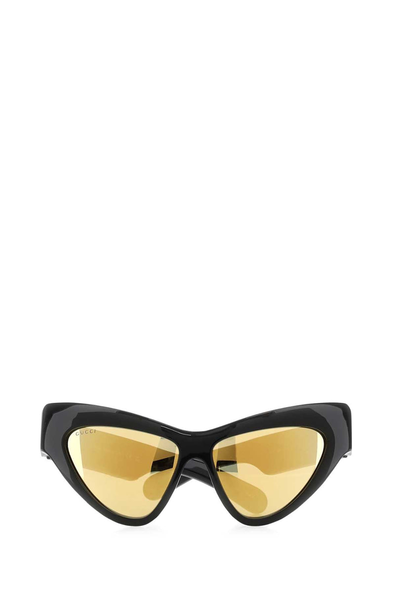 Gucci Cat-Eye Acetate Sunglasses — Black Exterior