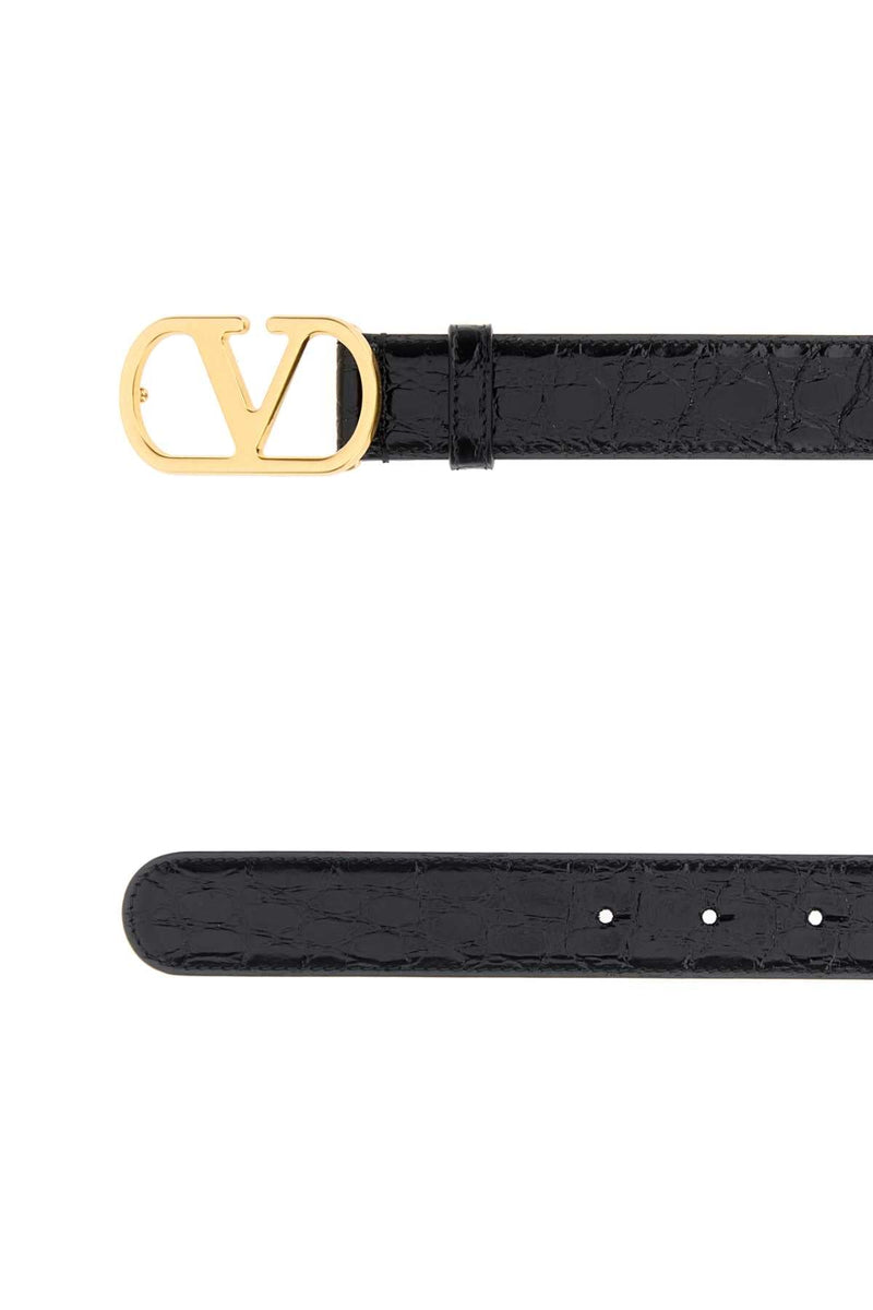 Valentino Garavani Vlogo Belt — Black