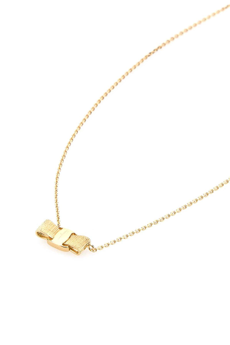 Ferragamo Fiocco Necklace — Gold Necklaces