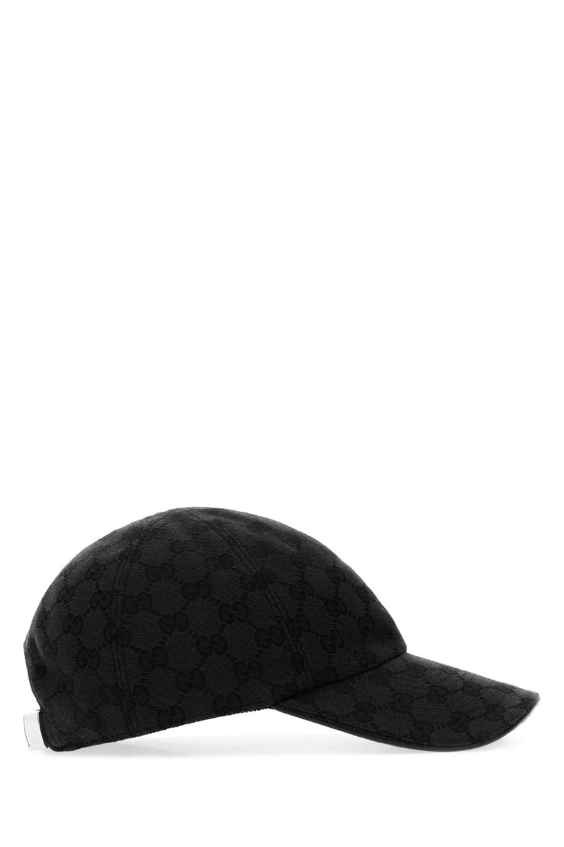 Gucci Hat Gg Fabric Baseball Cap — Black Pl Pa Co Caps