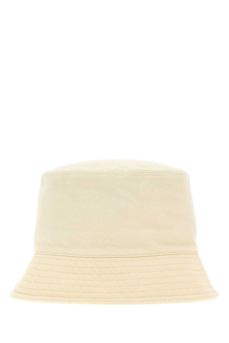 Prada Gabardine Bucket Hat — Beige