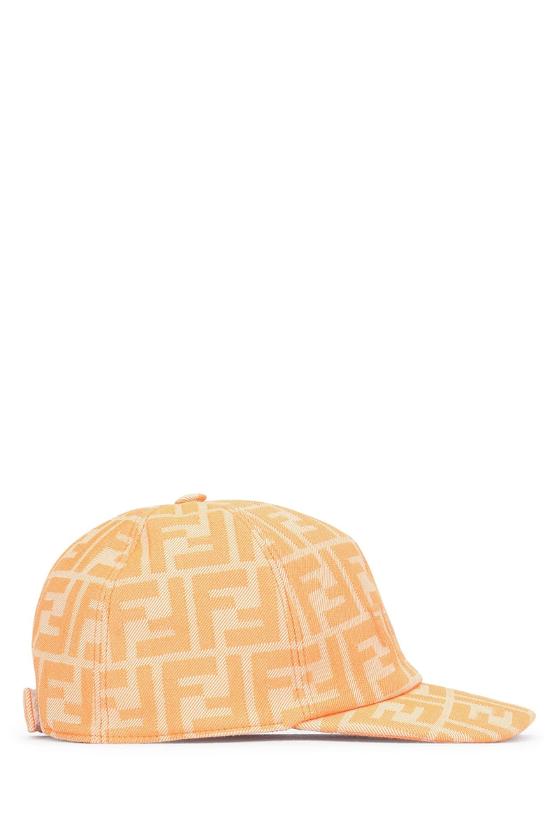 Fendi Kids Baseball Cap — Orange Caps