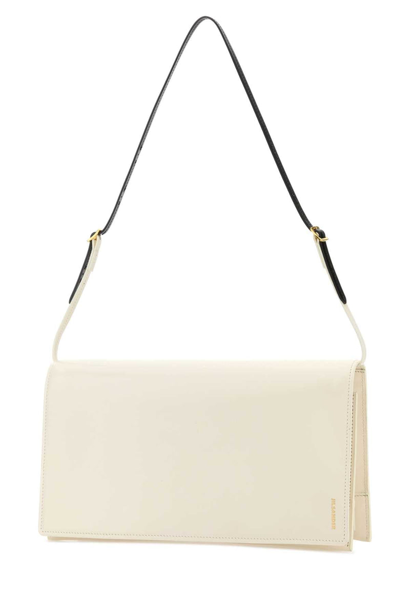 Jil Sander File Shoulder Bag — White