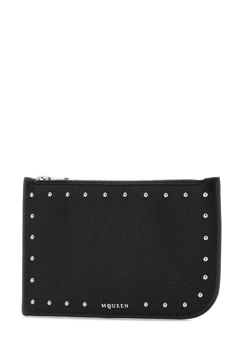 Alexander Mcqueen Pouch Wallet — Black