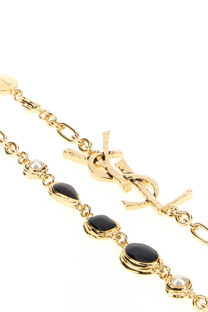 Saint Laurent Cassandre Necklace — Gold Necklaces