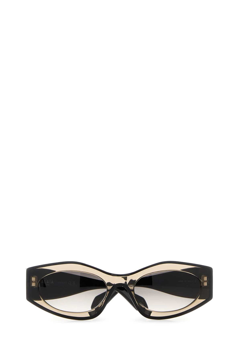 Alaia Newness Black Acetate Sunglasses — Exterior