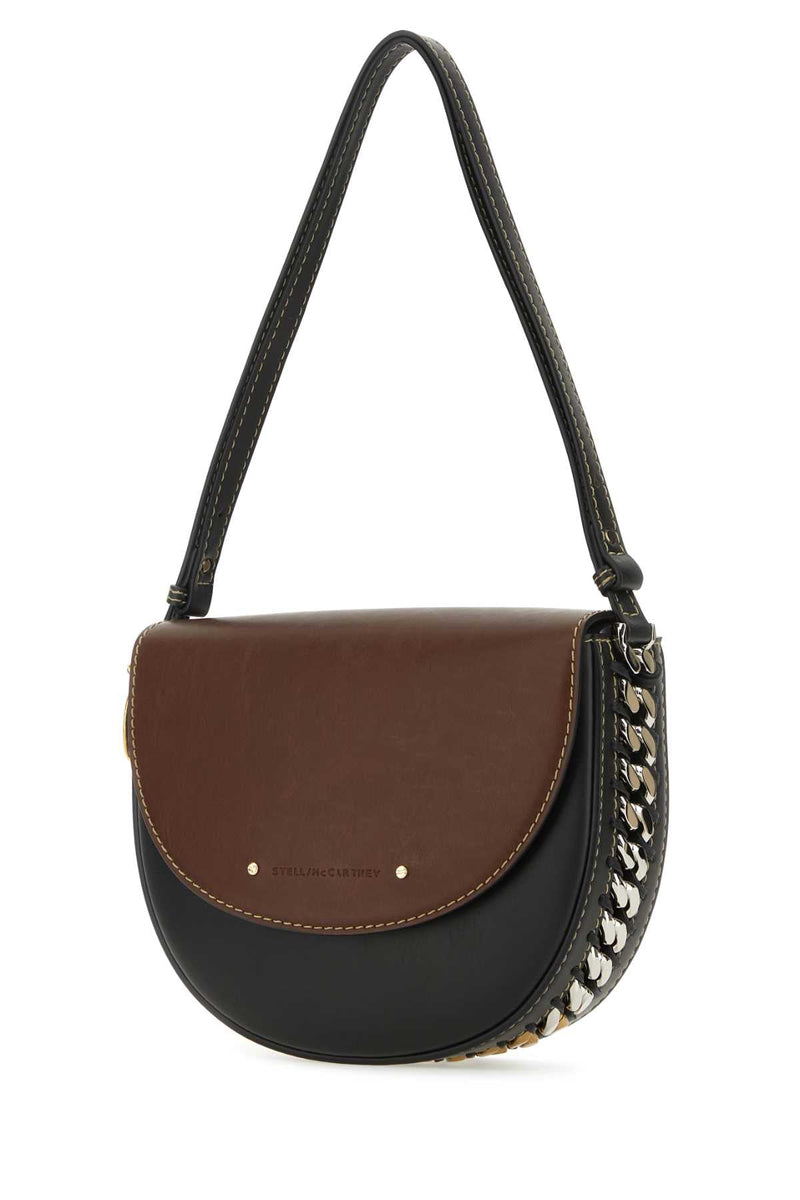 Stella Mccartney Frayme Shoulder Bag — Black