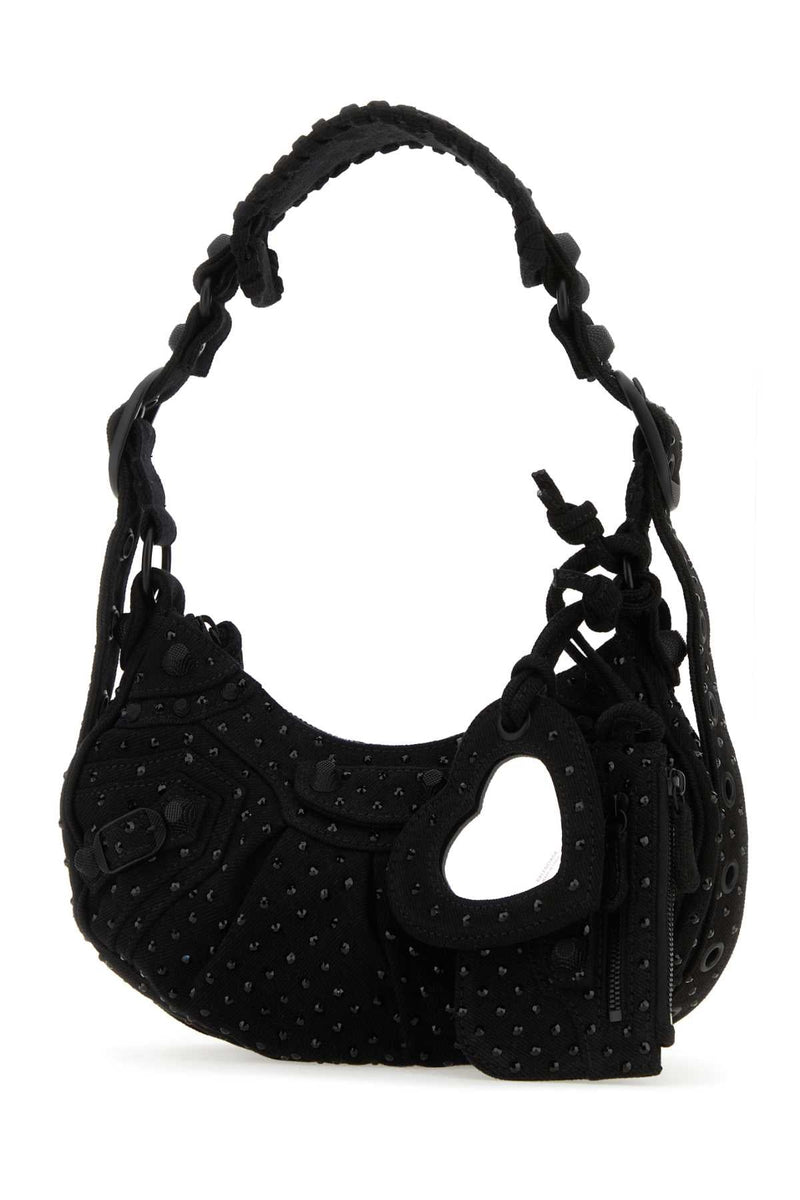 Balenciaga Le Cagole Xs Shoulder Bag — Black