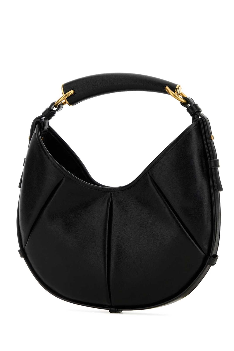 Saint Laurent Mombasa Shoulder Bag — Black