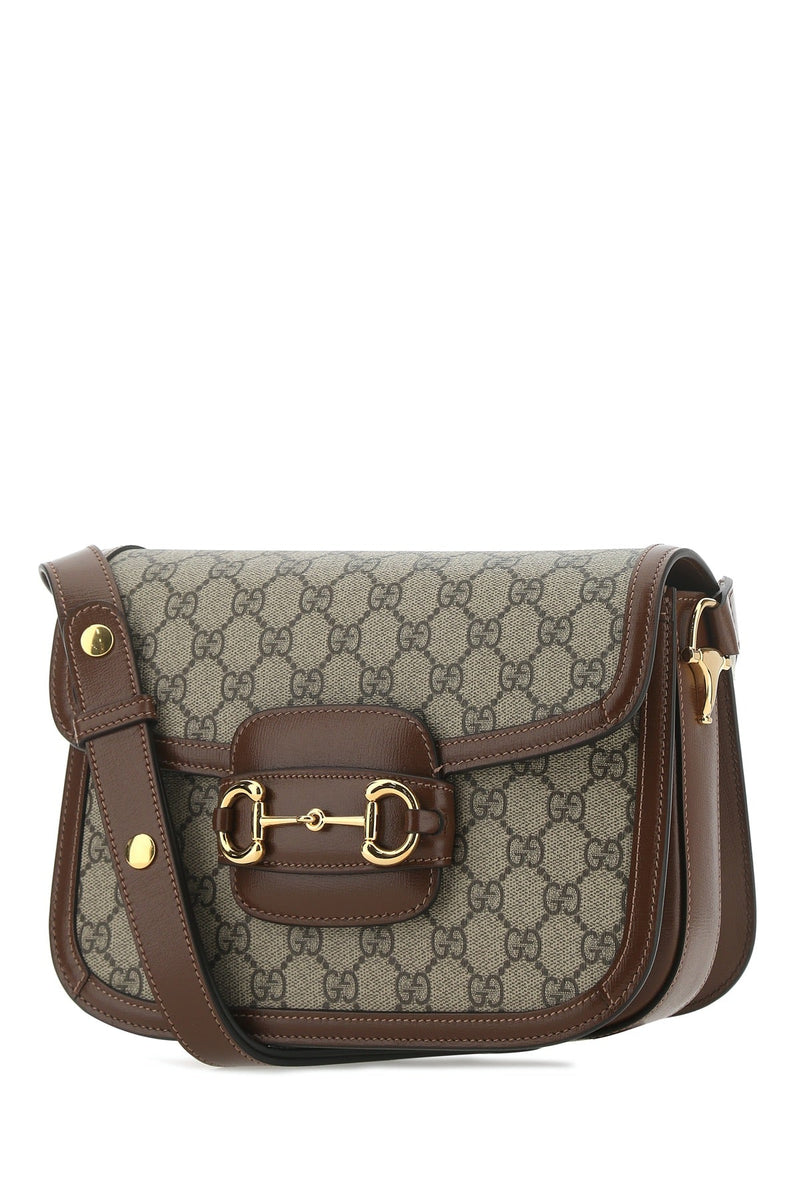 Gucci Horsebit 1955 Shoulder Bag — Brown