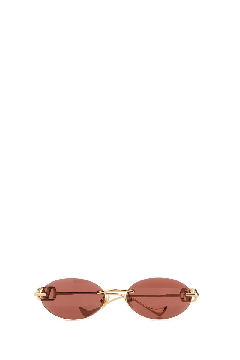 Valentino Garavani Sunglass Gold Metal Sunglasses —