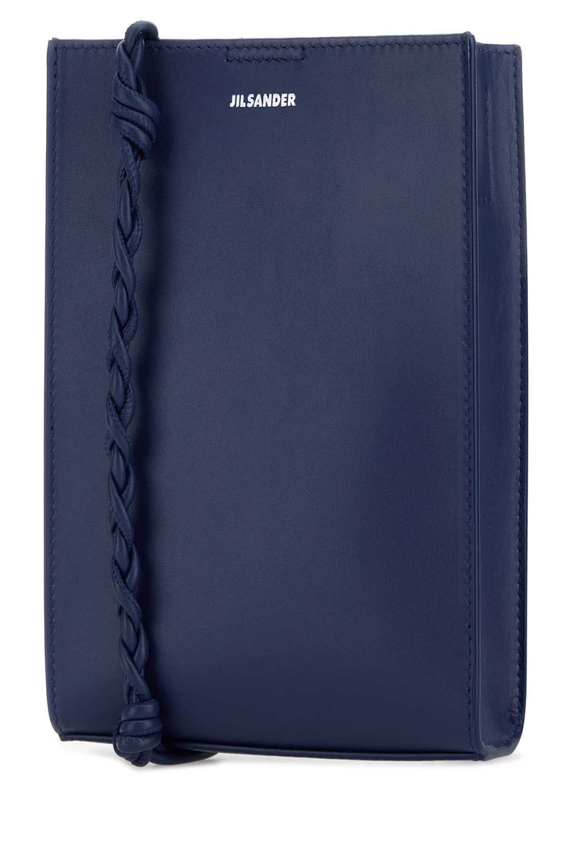 Jil Sander Tangle Shoulder Bag — Navy