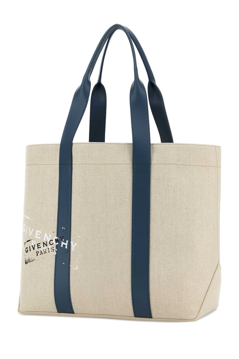 Givenchy Paris Tote Bag — Beige Exterior: Cotton Linen