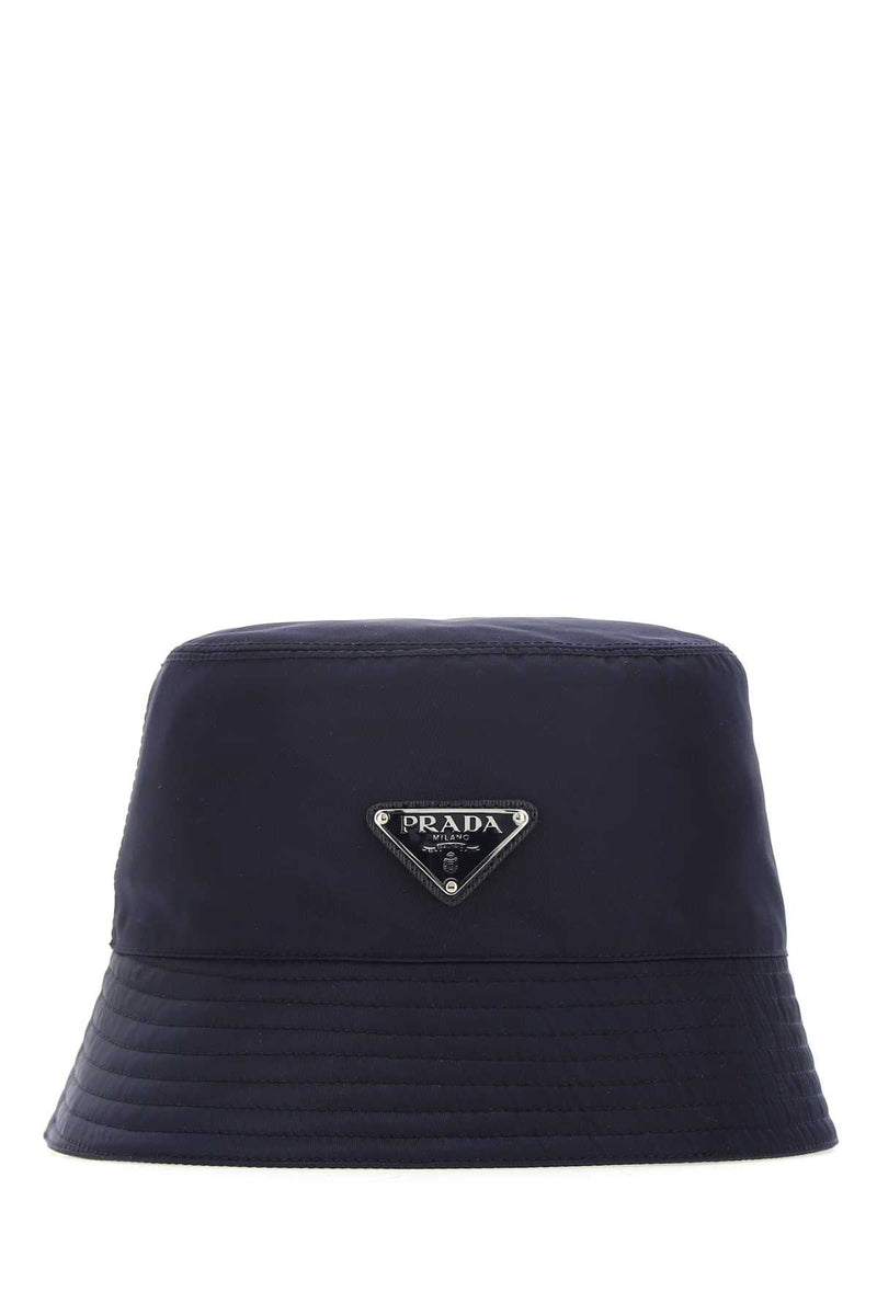 Prada Re-Nylon Bucket Hat — Navy