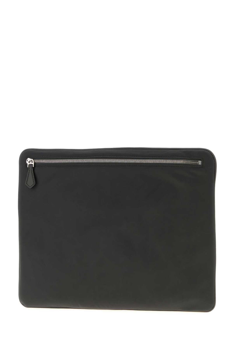 Dolce & Gabbana Fabric Clutch — Gray