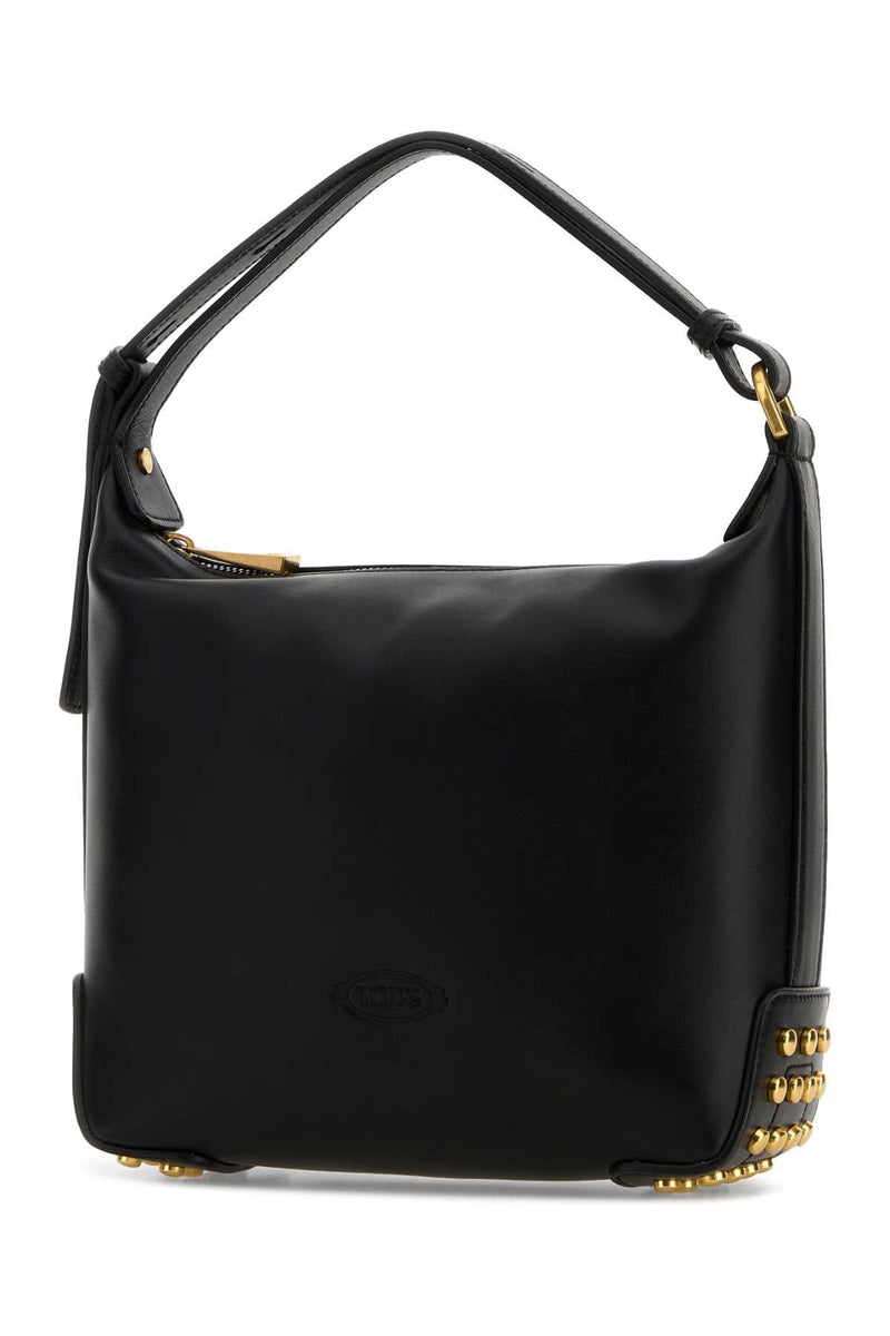 Tods Sacca Shoulder Bag — Black