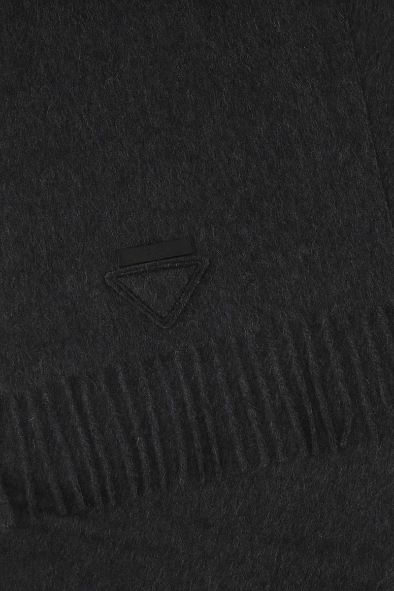 Prada Cashmere Scarf — Gray Exterior: Scarfs