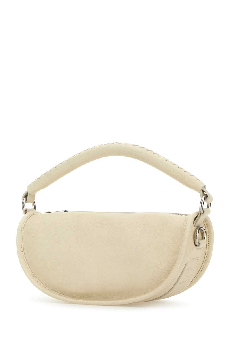 Burberry B Clip Shoulder Bag — Beige