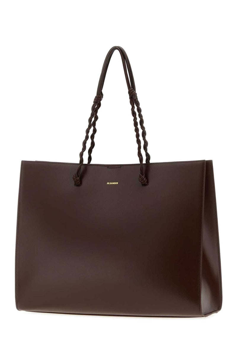 Jil Sander Shopping Tote Bag — Brown