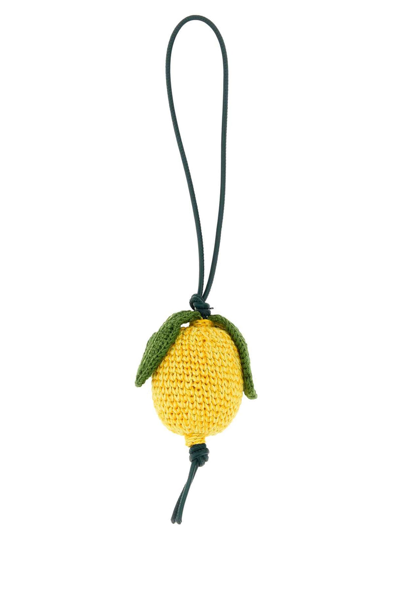 Jw Anderson Charm Key Case — Yellow Keychains