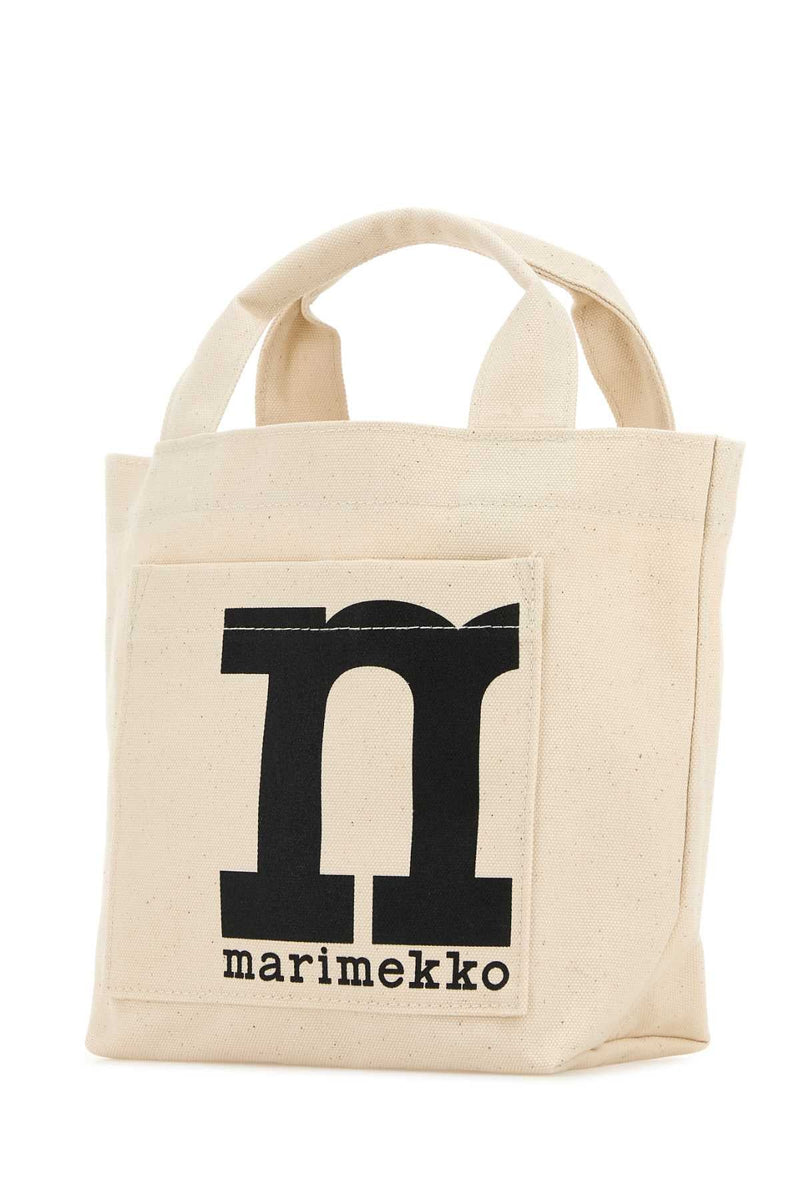 Marimekko Mano Tote Bag — Beige Exterior: Cotton