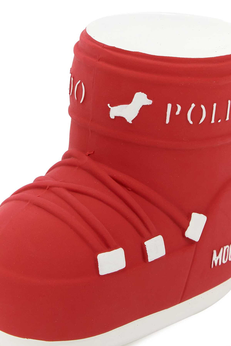 Red Rubber Poldo Dog Couture X Moonboot Dogs Toy Exterior: Extra-Accessori Accessory