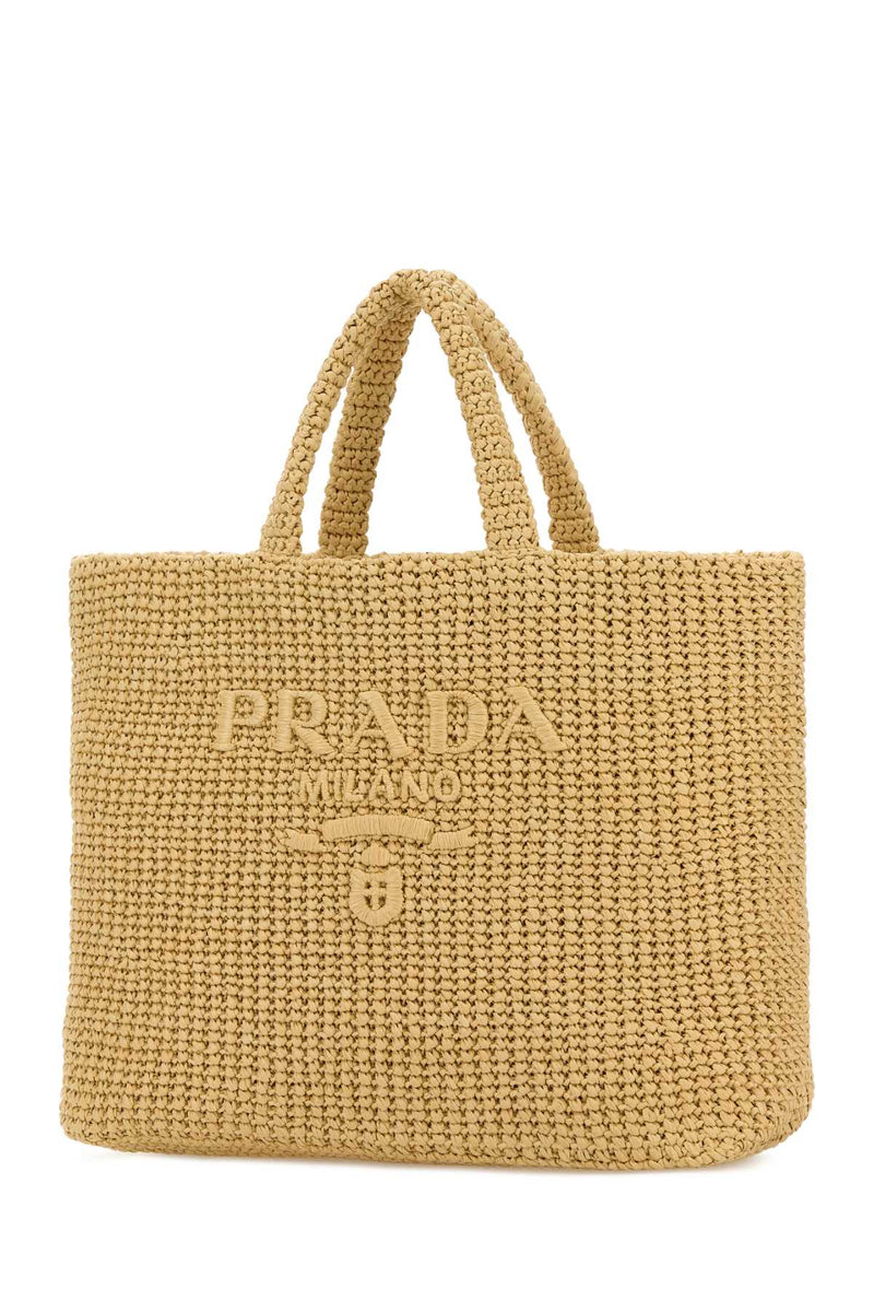 Prada Milano Tote Bag — Beige