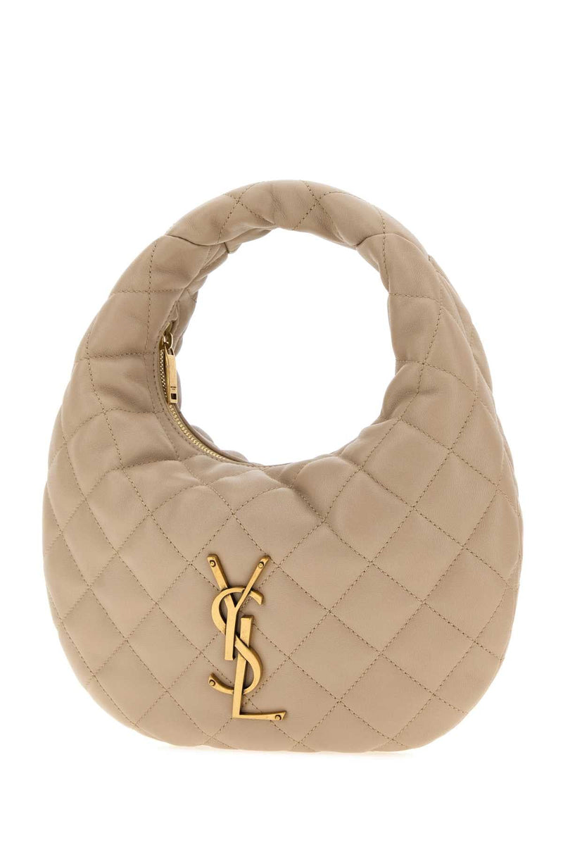 Saint Laurent Icare Shoulder Bag — Beige