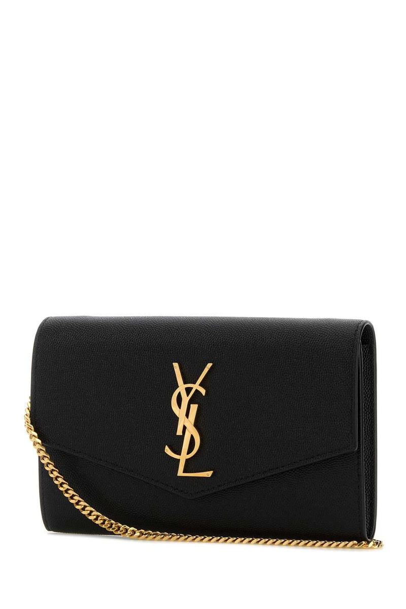 Saint Laurent Flap Wallet — Black