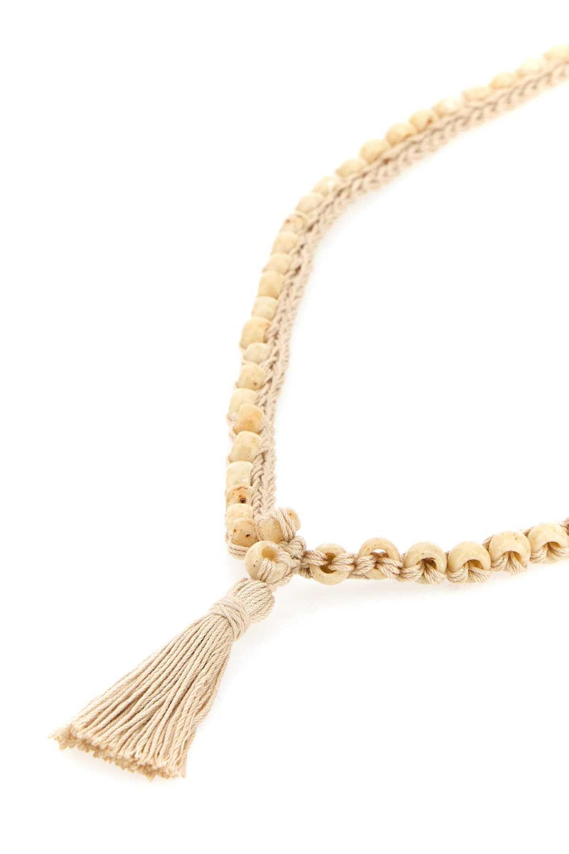 Alanui Necklace — Beige Exterior: Cotton Necklaces