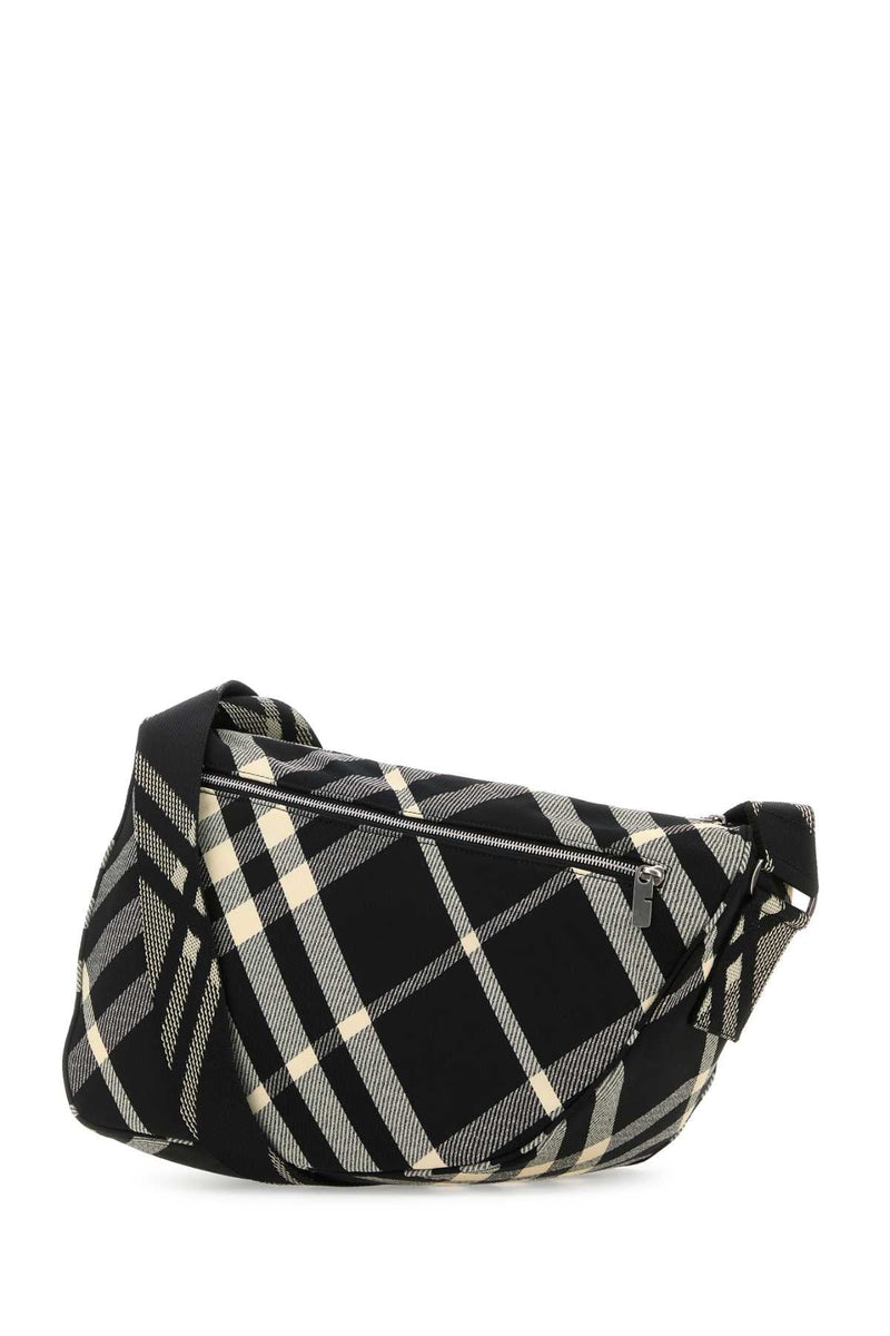 Burberry Shield Crossbody Bag — Black