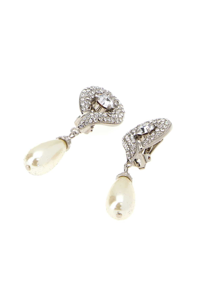 Alessandra Rich Earrings — Silver