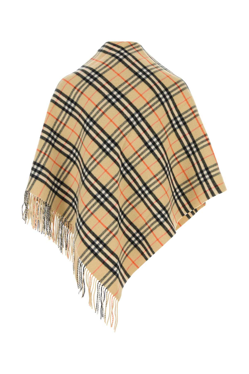 Burberry Bandana Shawl — Beige Exterior: Wool Cashmere Shawls