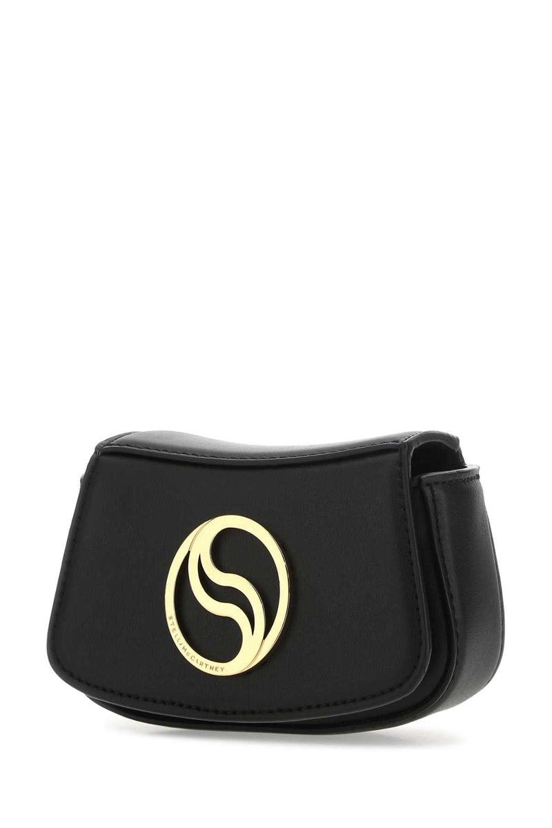 Stella Mccartney Biscuit Shoulder Bag — Black