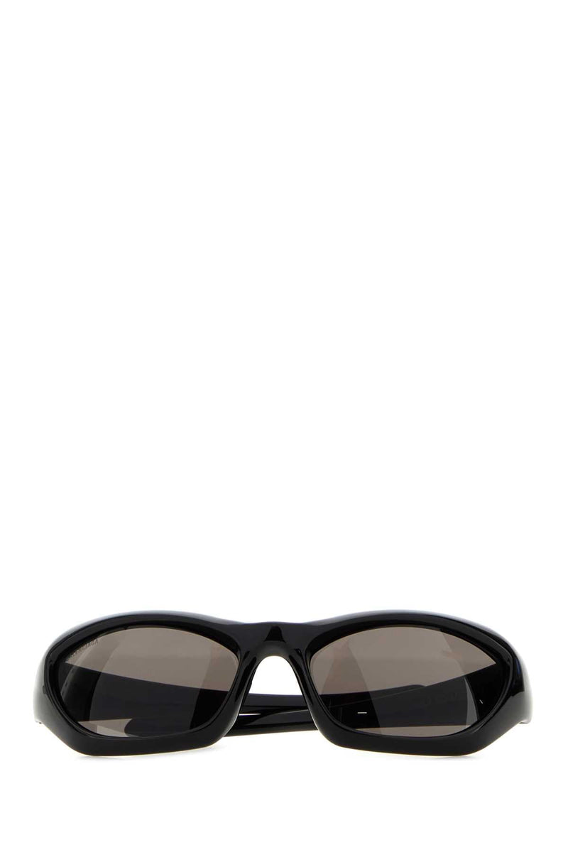 Balenciaga Racer Acetate Sunglasses — Black T Polyamide