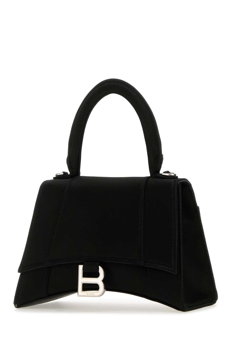 Balenciaga Hourglass Top Handle Bag — Black