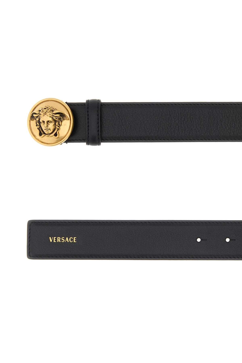 Versace Calf Belt — Black