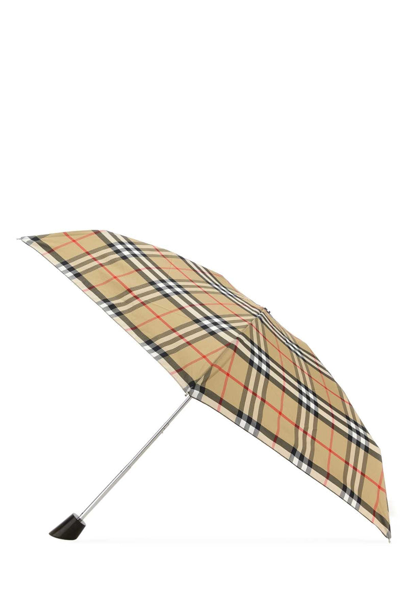 Burberry Check Umbrella — Sand Scarfs