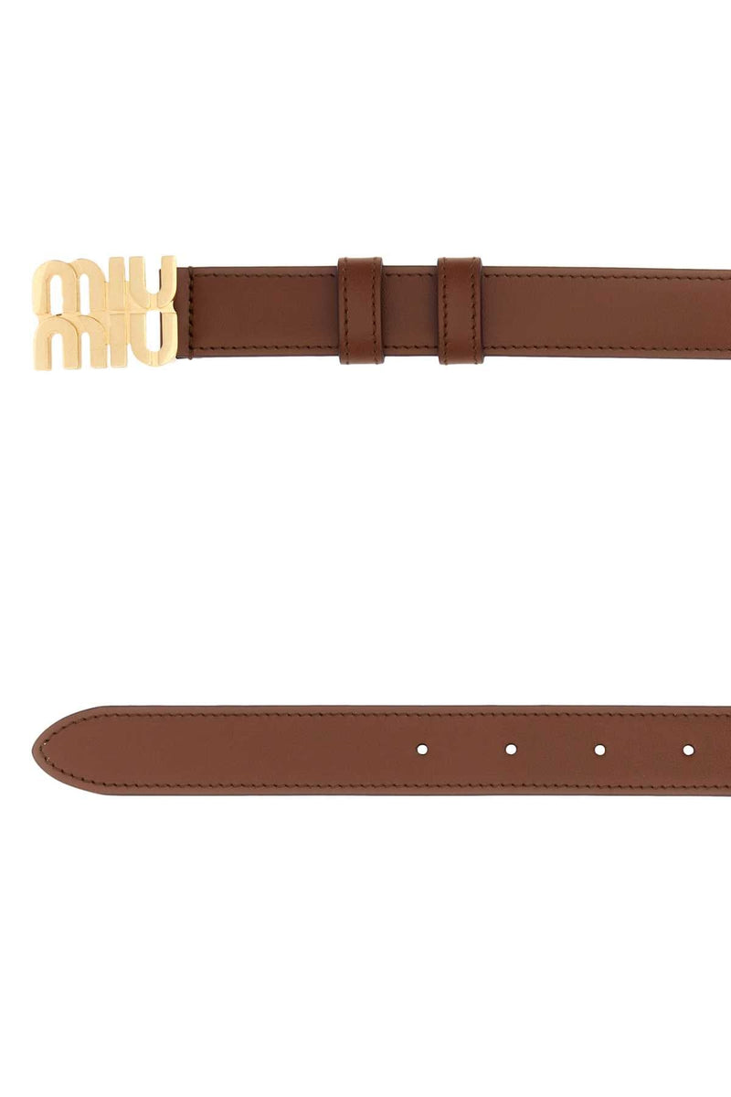 Miu Miu Belt — Brown Vitello