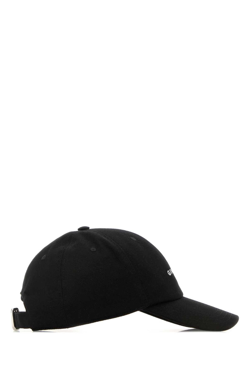 Givenchy Cotton Blend Baseball Cap — Black Caps