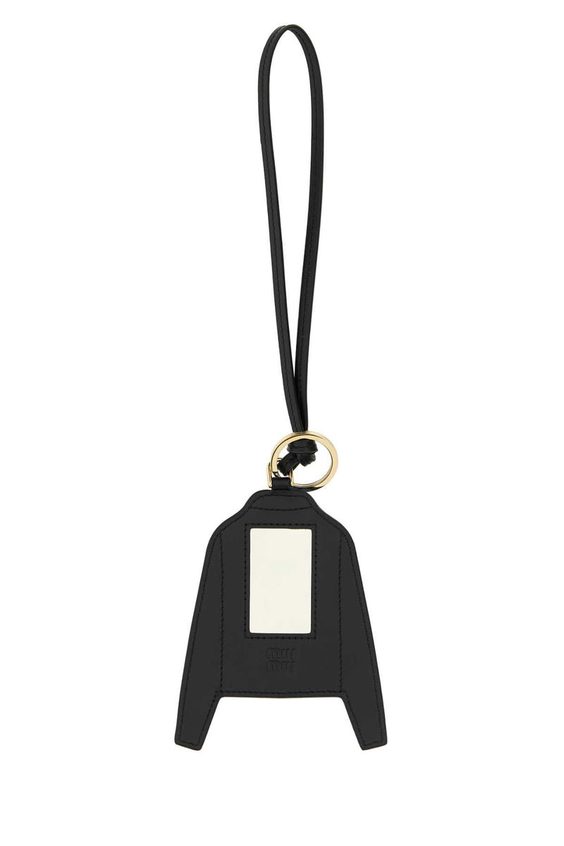 Miu Miu Aventure Key Case — Blue Vitello Keychains