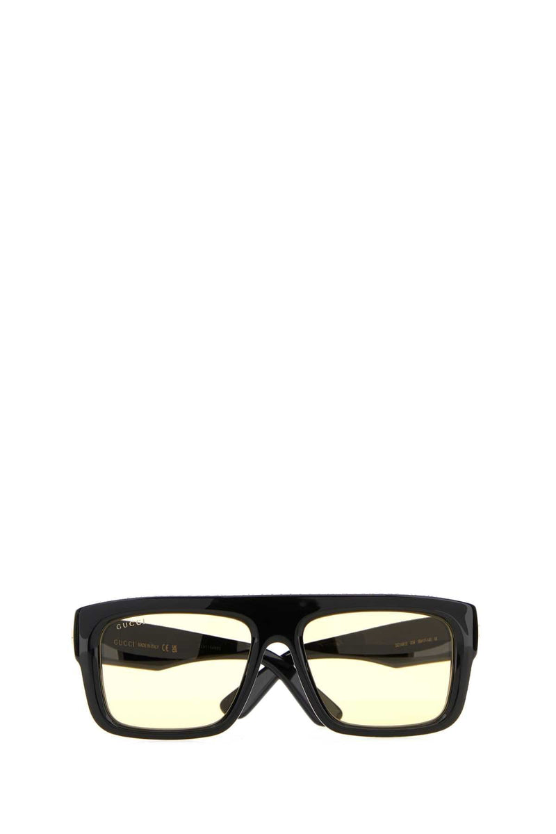 Gucci Black Acetate Sunglasses — Exterior