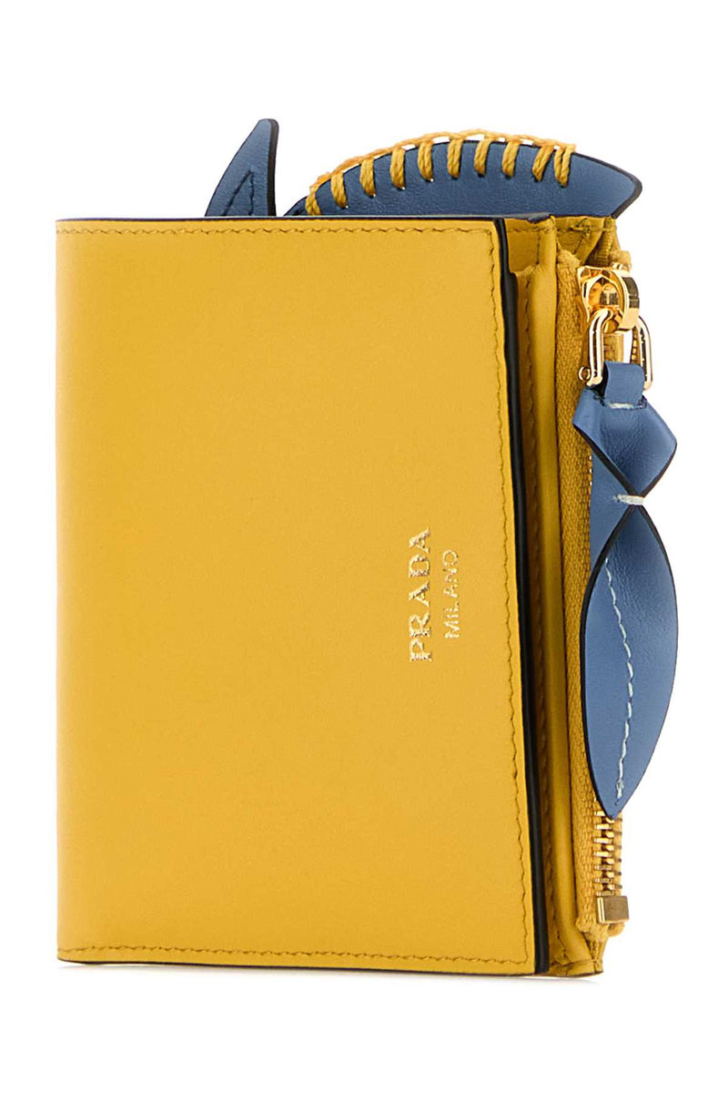 Prada Lampo Wallet — Yellow