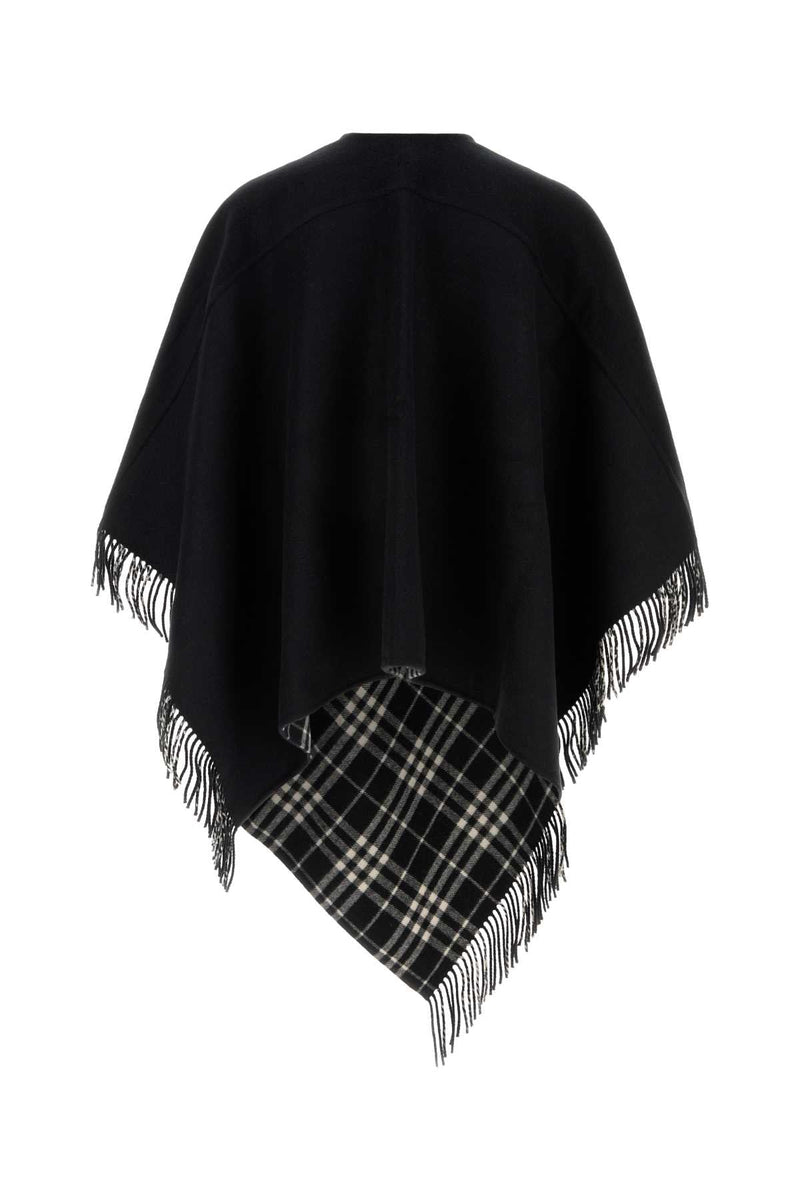 Burberry Coniston Shawl — Black Exterior: Wool Shawls