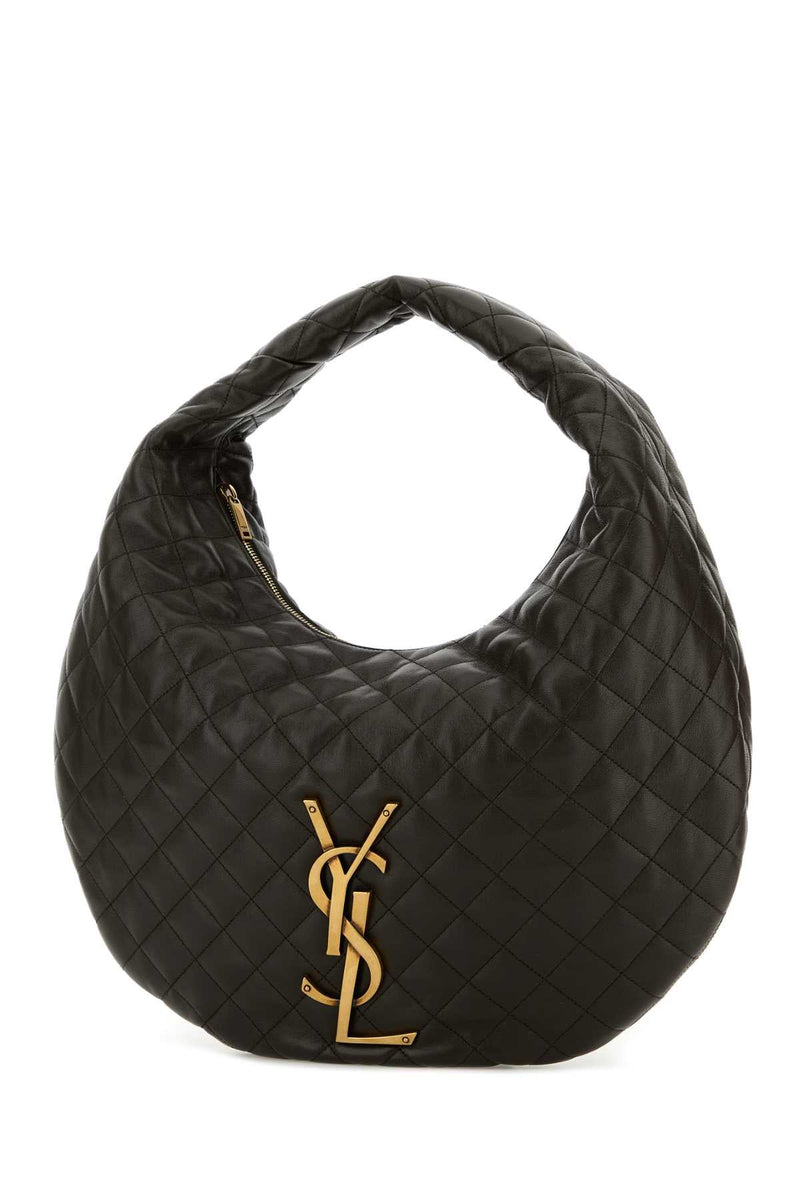 Saint Laurent Icare Hobo Bag — Black