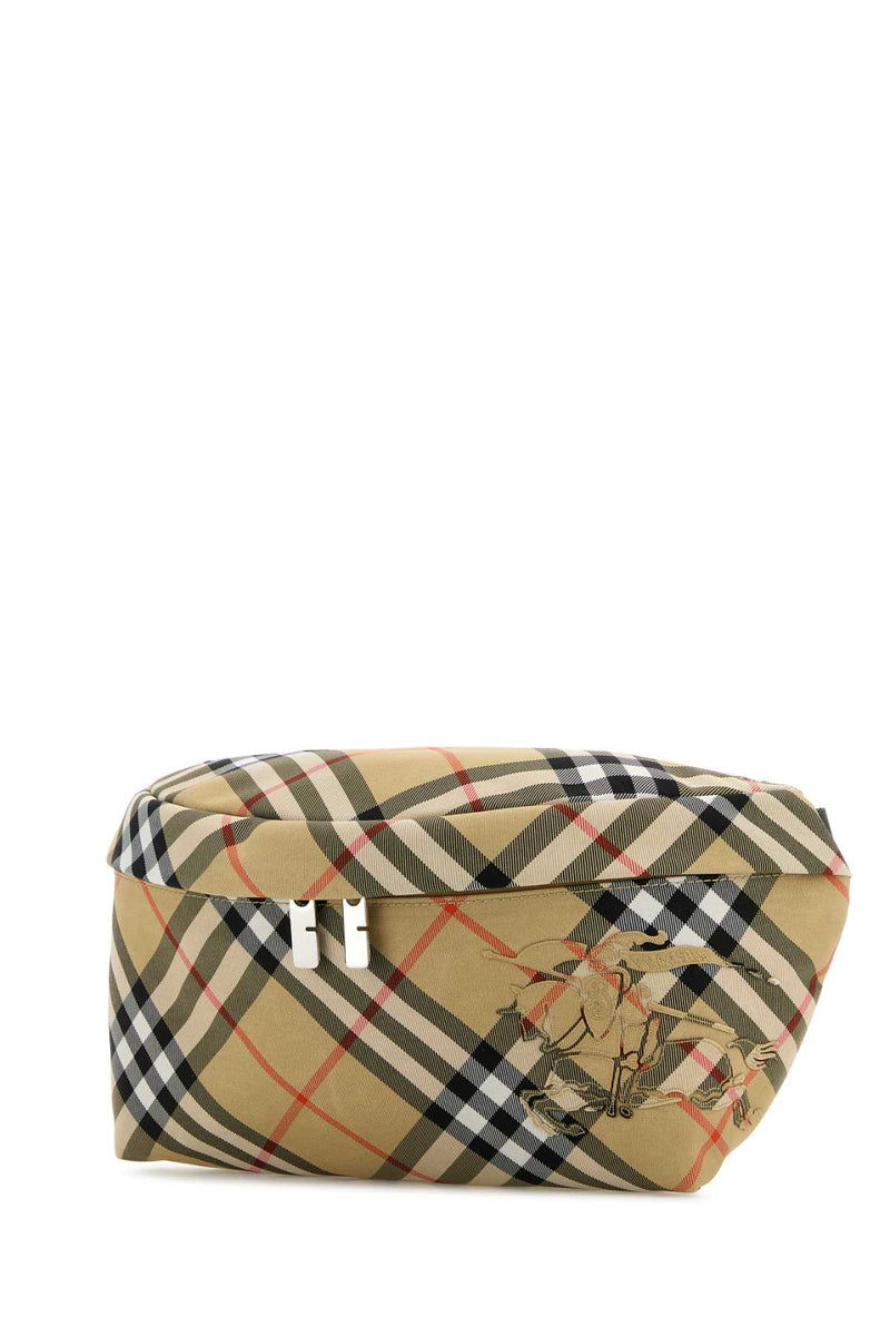 Burberry Essential Belt Bag — Beige Polyester Polyurethane