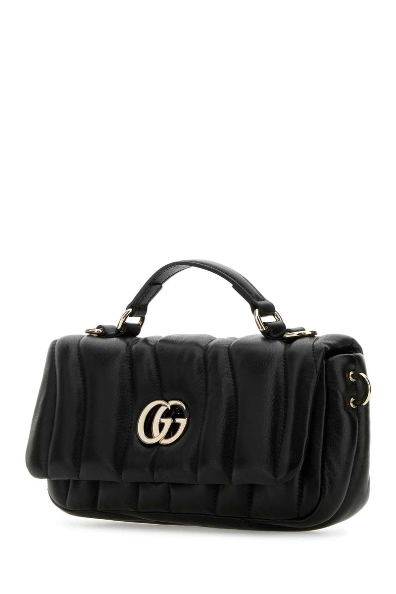 Gucci Milano Top Handle Bag — Black