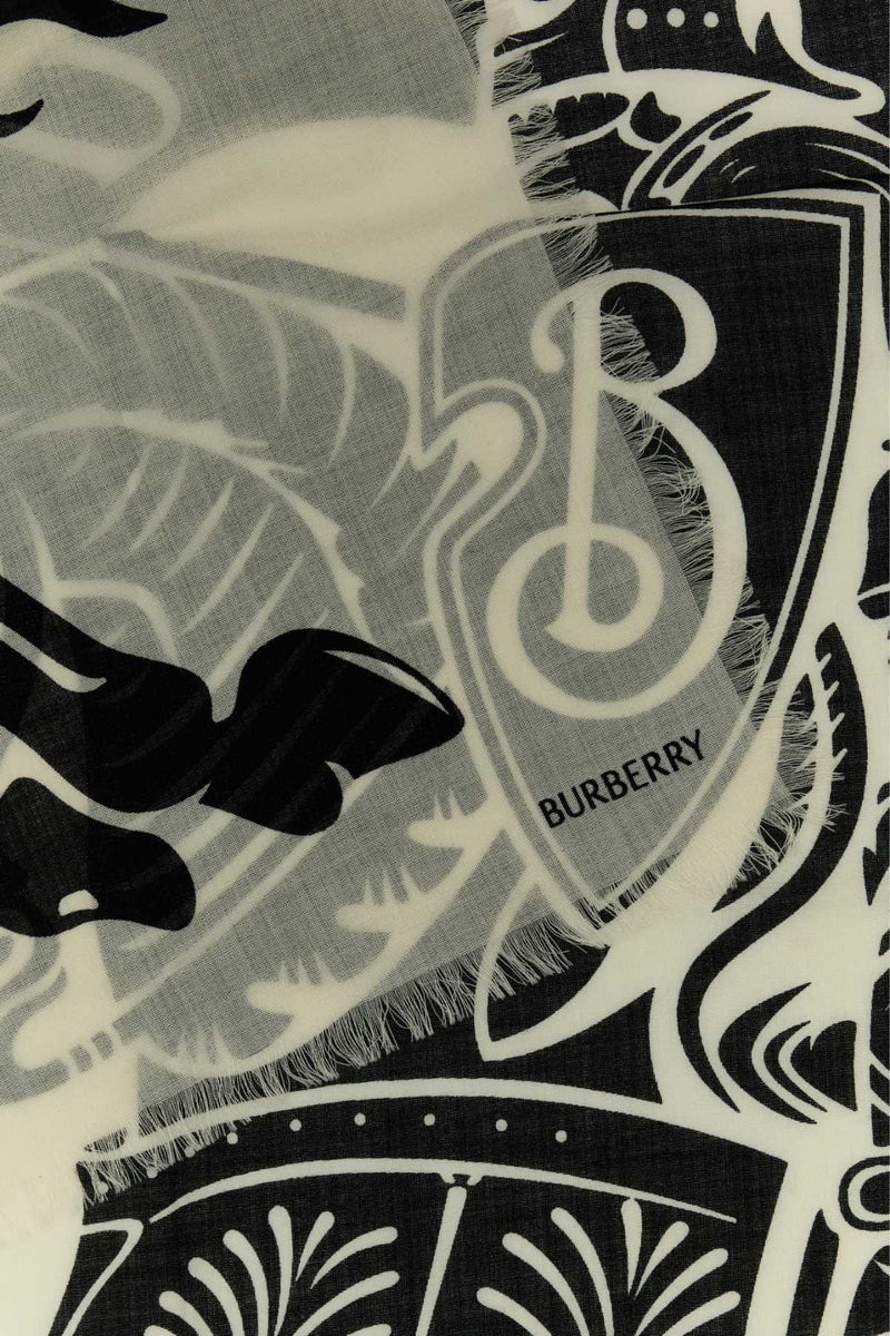 Burberry Scarf — Beige Wool Scarfs