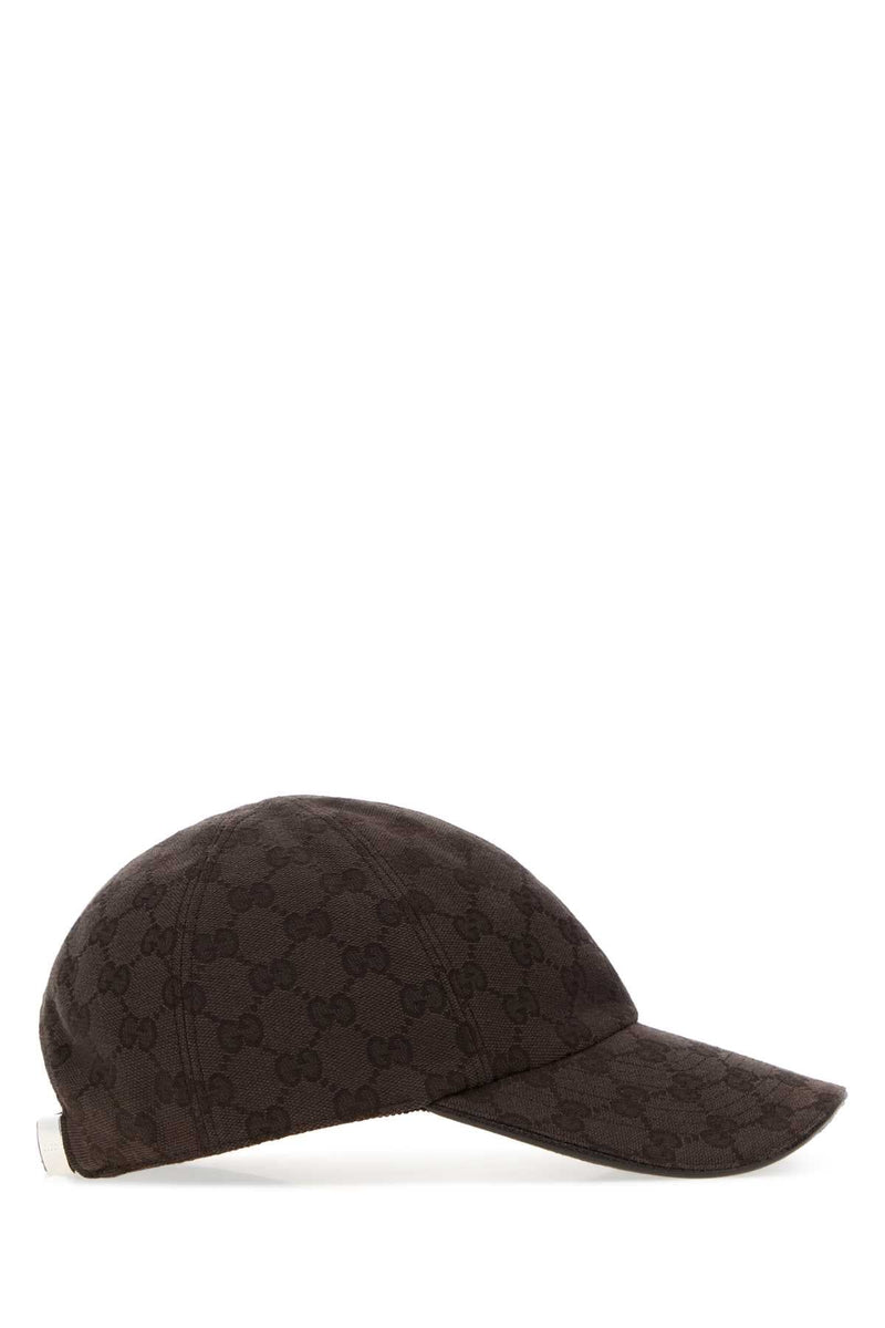 Gucci Hat Gg Fabric Baseball Cap — Brown Pl Pa Co Caps
