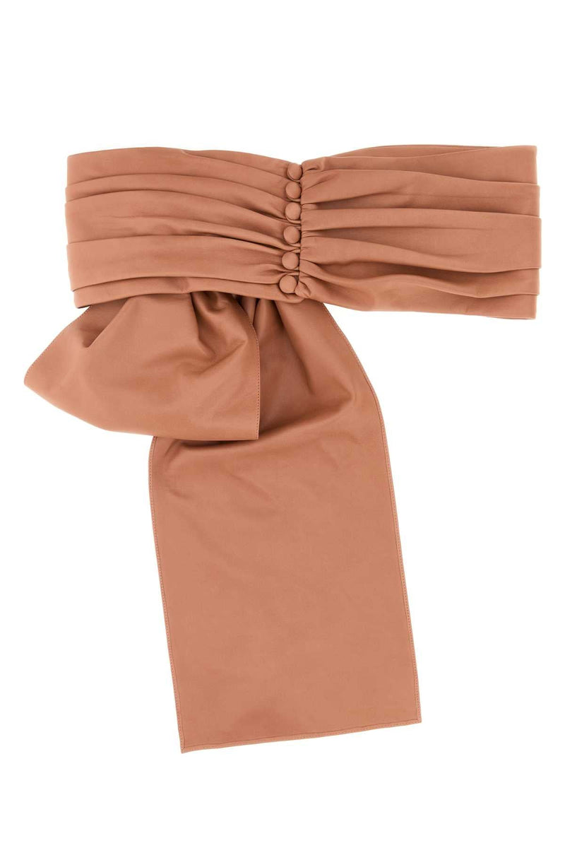 Chloé Bb12 Belt — Pink Exterior: Leather